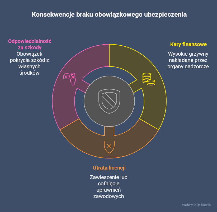 konsekwencje braku obowiązkowego ubezpieczenia