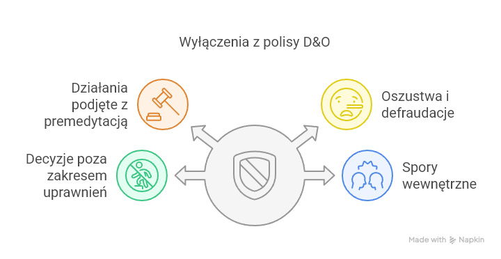 wyłączenia z polisy d&o